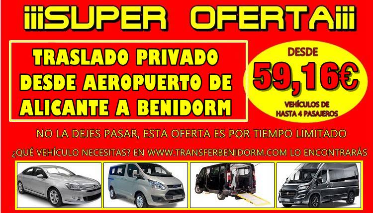 How much does a taxi cost from Alicante Airport to Benidorm?