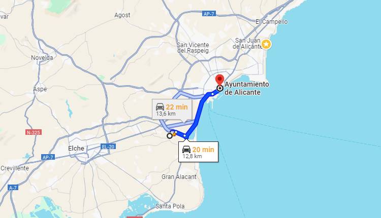 ¿Cómo viajar del Aeropuerto de Alicante a Alicante centro ciudad?